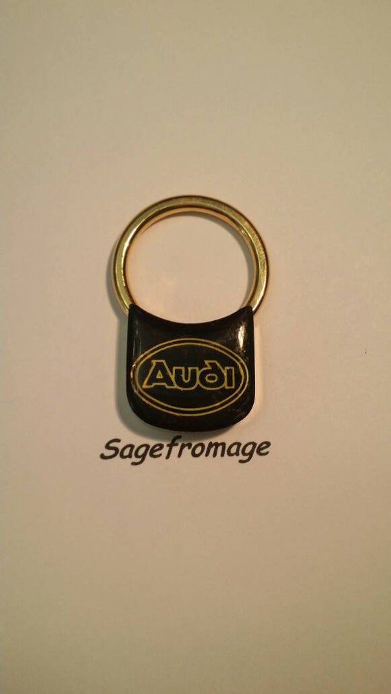 Audi Key Chain Keychain Key Fob Keytag Vintage Au… - image 2