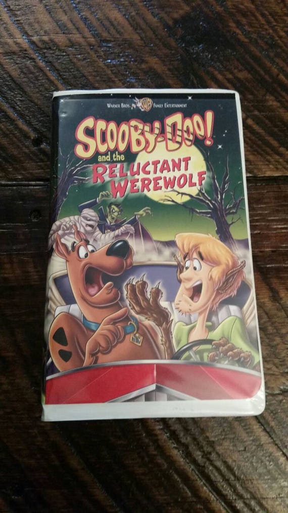 Warner Bros VHS Scooby-Doo and the Reluctant Werewolf | Etsy