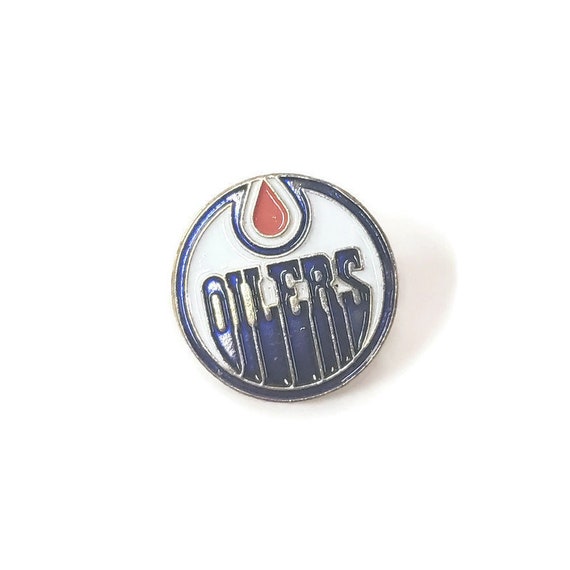 Edmonton Oilers Round Retro Team Logo Embroidered Patch