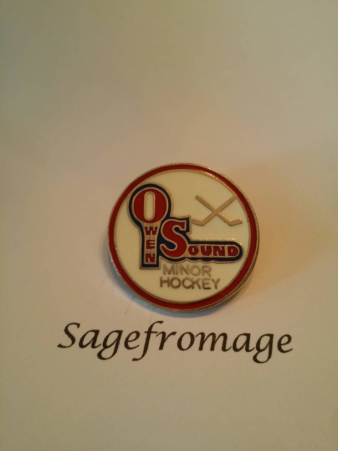 Pin Owen Sound Minor Hockey Push Back Oin - Etsy