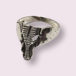Elephant ring - silver ring - animal ring - woamn ring - vintage ring