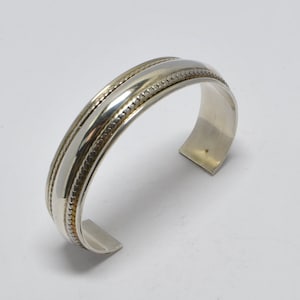 Sterling silver cuff bracelet