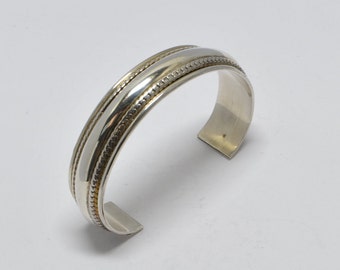Sterling silver cuff bracelet