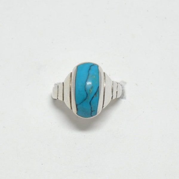 Native american turquoise ring and sterling silver, vintage rings, vintage jewelry, turquoise jewelry, turquoise, turquoise rings