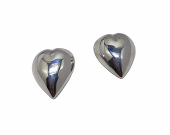 Vintage heart earrings in 925 silver