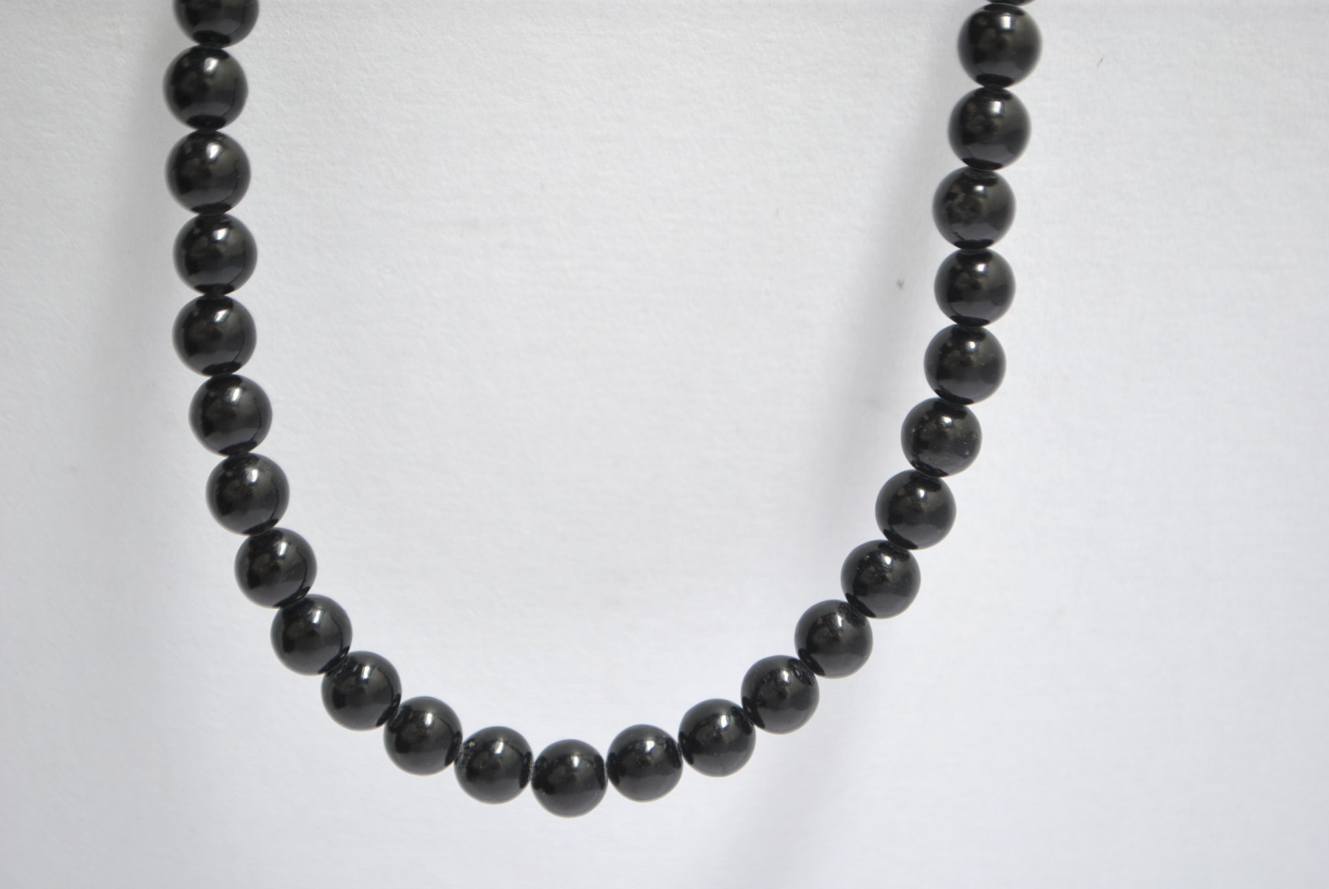 Onyx Necklace Bright Onyx Onyx Pearls Onyx Necklace With - Etsy