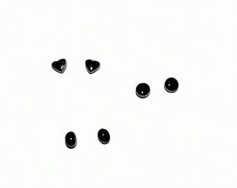 Pendientes de ónix negro, pendientes de plata de ley, pendientes para el día a día, pendientes bohemios, pendientes sencillos, pendientes negros, pendientes de piedra
