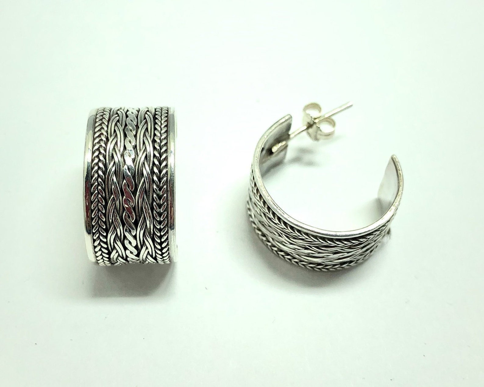 Lancaster Bicolor Silver Earrings