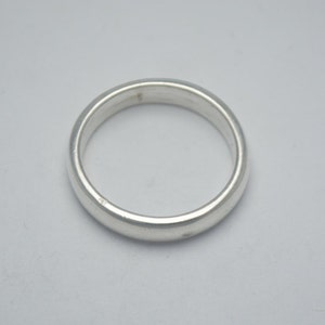 Circle men ring in sterling silver, man ring, silver man ring, circle ring for men, circle silver ring for man, simple circle ring