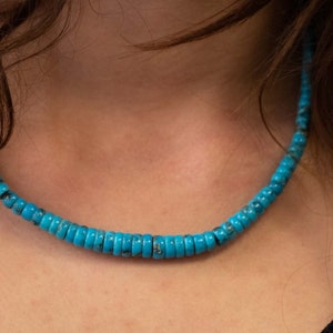 Turquoise necklace, turquoise jewelry vintage, native america, beads, turquoise necklace western, turquoise necklace vintage