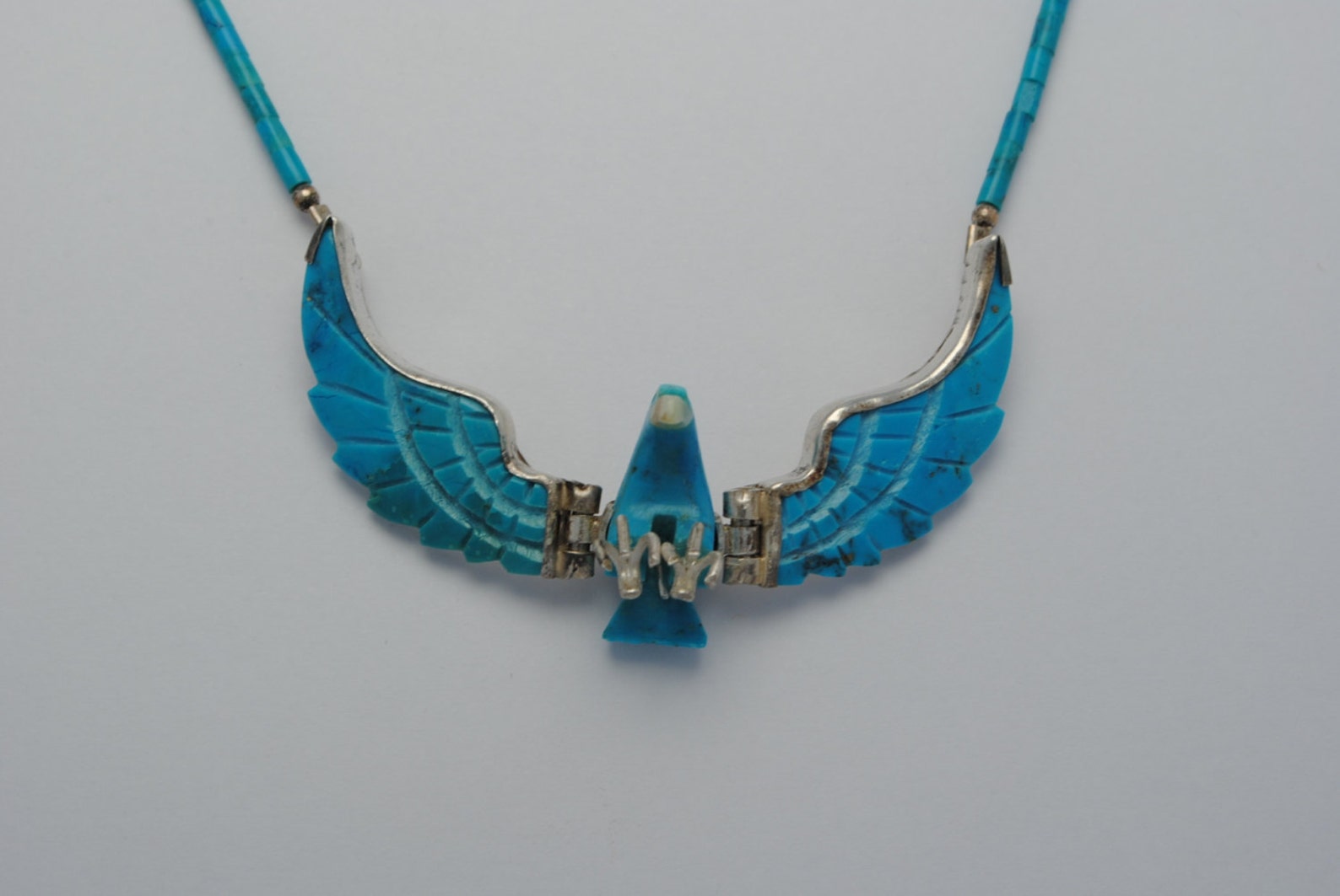 Eagle with Turquoise Necklace