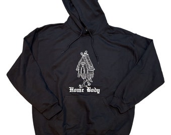 Baba Yaga's Hut-Home Body-HTV-Black Unisex Hoodie