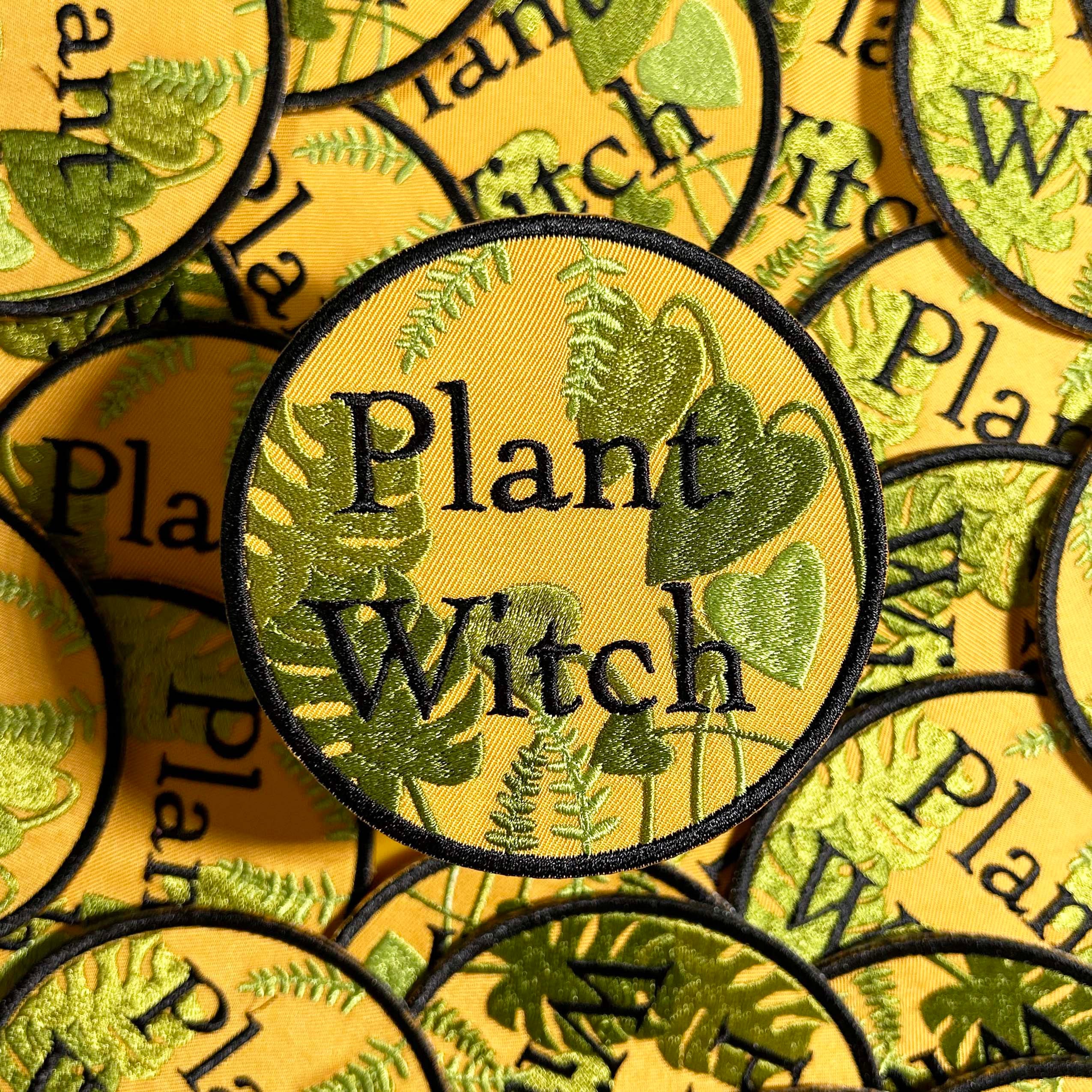 Plant Embroidery Patches With Iron-on Glue Backing 