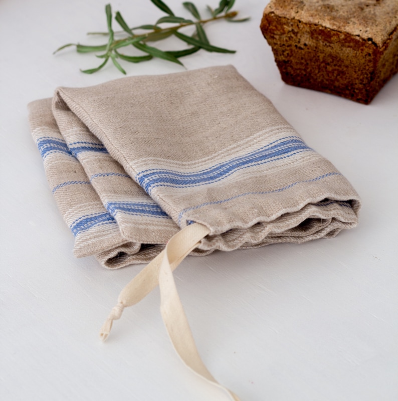 alabatis Linen Bread Bag - Thumbnail 4