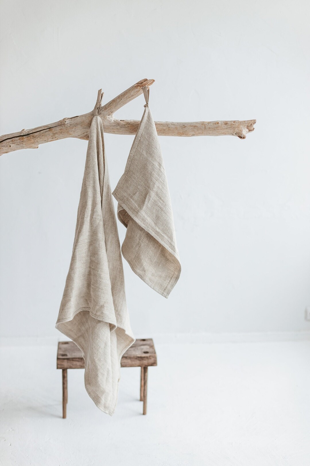 Linen Bath Towel Twill Rustic Bathroom Decor Huckaback Sauna - Etsy