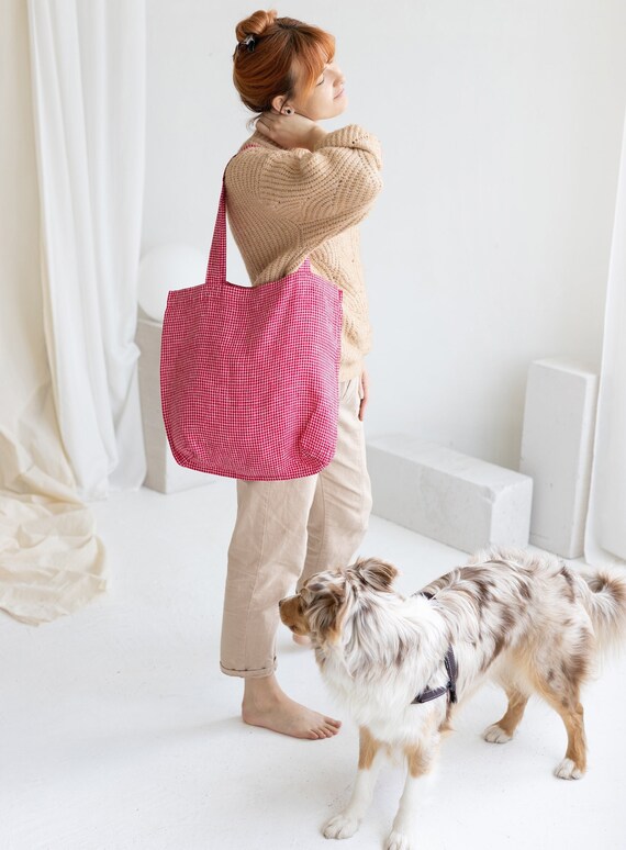 Sac de marché rose