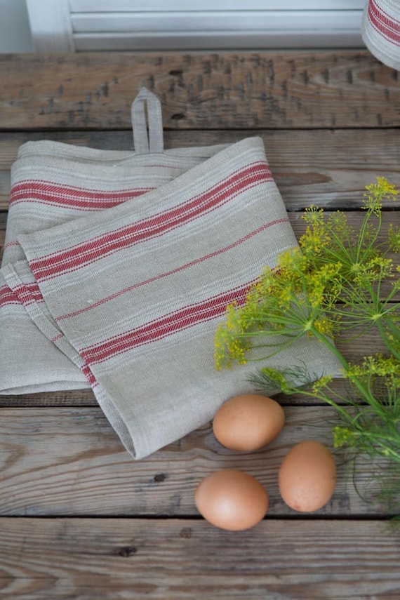 Linen Dish Drying Mat, Oversized Paperless Towel, 3ply Dish Towel, Eco  Housewarming Gift, Farmhouse Kitchen, Reusable Cloth Paper Towel 