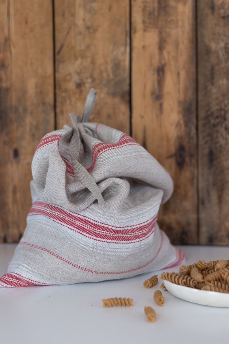 alabatis Linen Bread Bag - Thumbnail 5
