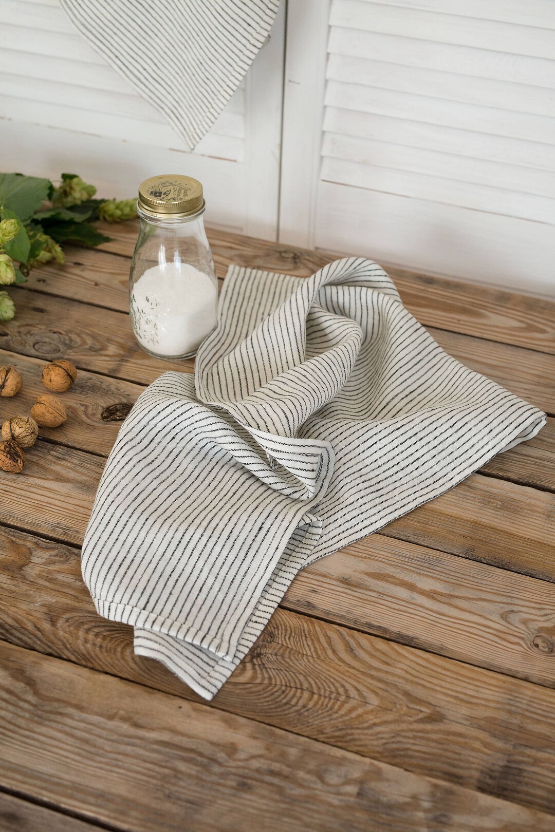 Linen Dish Towels Kitchen Towel Natural Linen Hand Towels Etsy