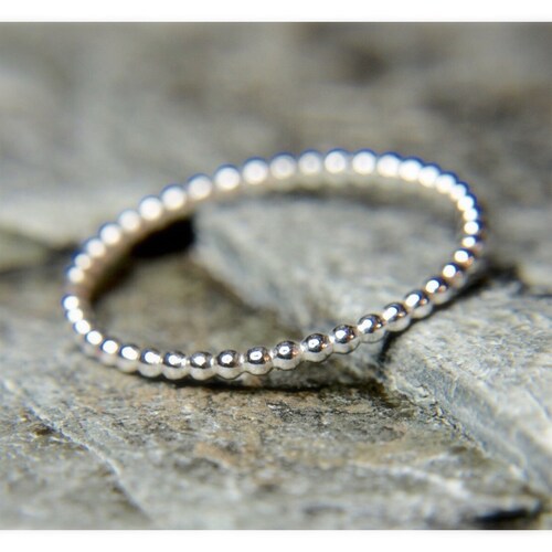 4 Sterling Silver Boho Stackable Rings Set Box of 4 Silver Etsy