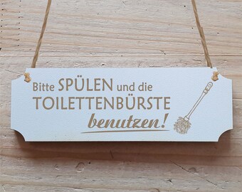 Gaste Wc Schild Etsy