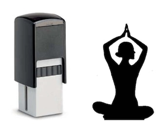 Stamp Bonus Card Stamp « YOGA » 10 x 10 mm Motif Meditation Bonus Card Bonus Card Customer Card Customer Card Yoga Teacher Yoga School Yoga Classes