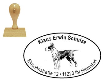 Stempel Holzstempel « HUND BULLTERRIER »