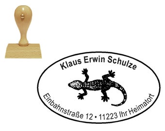 Stempel Holzstempel « GECKO »