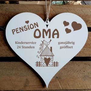 Schild Herz Pension Oma Opa Motiv Vogelhaus Herzen Etsy