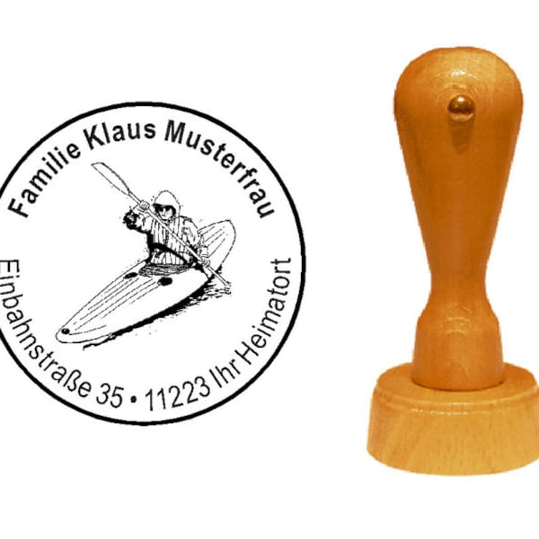 Stempel Holzstempel « KANU »