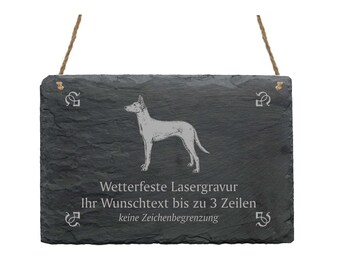 PODENCO Schiefertafel mit Wunschgravur