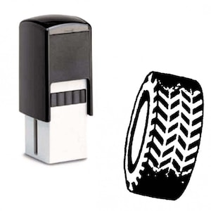Carimbo de cartão de bônus com motivo pneus de carro cartões de fidelidade de oficina cartões de cliente - 10 x 10 mm - cartão de bônus pontos de fidelidade desconto de cliente