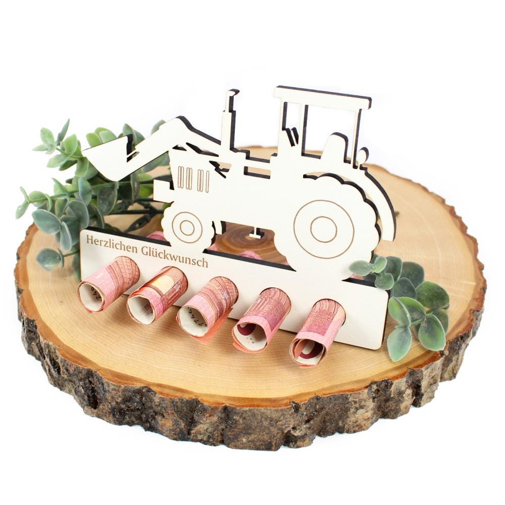 Gift Tractor Cash Gift - Gift Idea Money Voucher Voucher Gift Tractor Farmer Farmer Tractor Grandpa