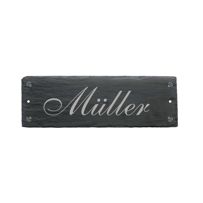 Slate Sign M\u00dcLLER