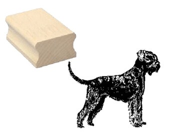 Sello s. RIESENSCHNAUZER » Motivo sello de madera sello de madera Scrapbooking Relieve Crafting estampado regalo perro perro perro amigos mascota mascota
