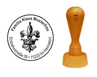 Stempel Holzstempel Pflanze « KÖNIGSLILIE »