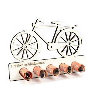 Geschenk Fahrrad Herrenrad Bike Geldgeschenk mit Gravur Herzlichen Glückwunsch - Geburtstagsgeschenk Geschenk Weihnachten Herrentag