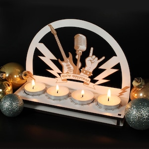 Adventskranz elektrische kerzen