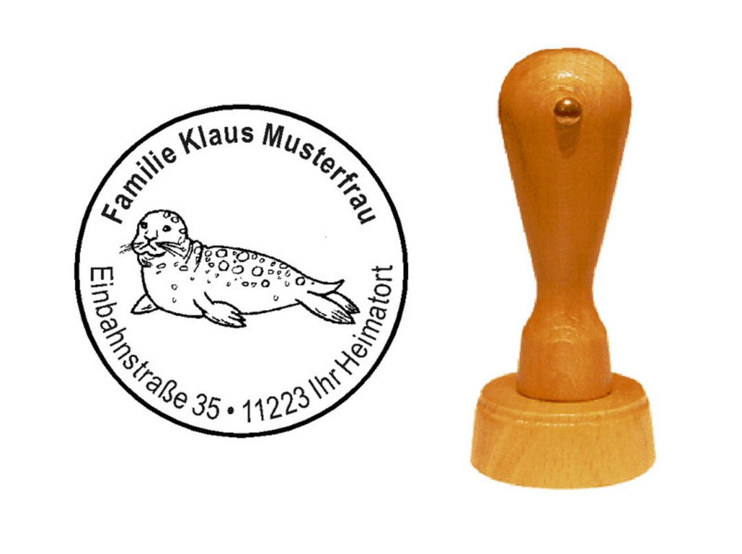 Stamp Wooden Stamps ROBBE Etsy