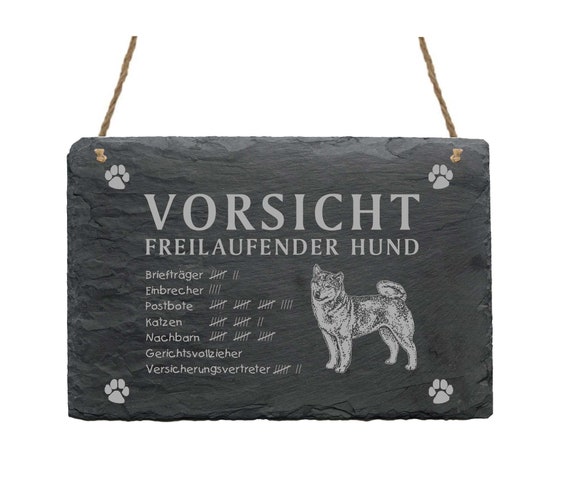 Slate Board Shiba Inu Beware Freewheeling Dog Shield Door Etsy