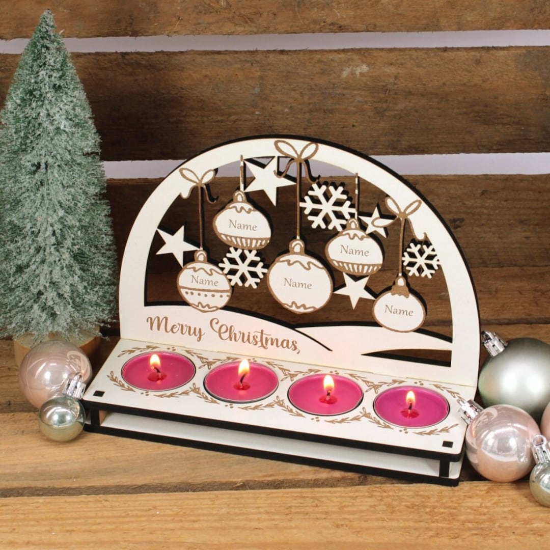Arche De Bougies LED Noël VidaXL - 3 Arches En Pin Massif, 10 Bougies Blanches Chaudes, Alimentation Piles - 4
