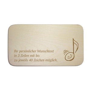 Personal Breakfast Board s NOTE » BreadBoard Board Breakfast Gift Kids School Start School Nursery Music