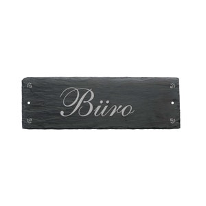 Slate sign « OFFICE » sign slate door sign information sign office building secretary office office worker office work customer visit