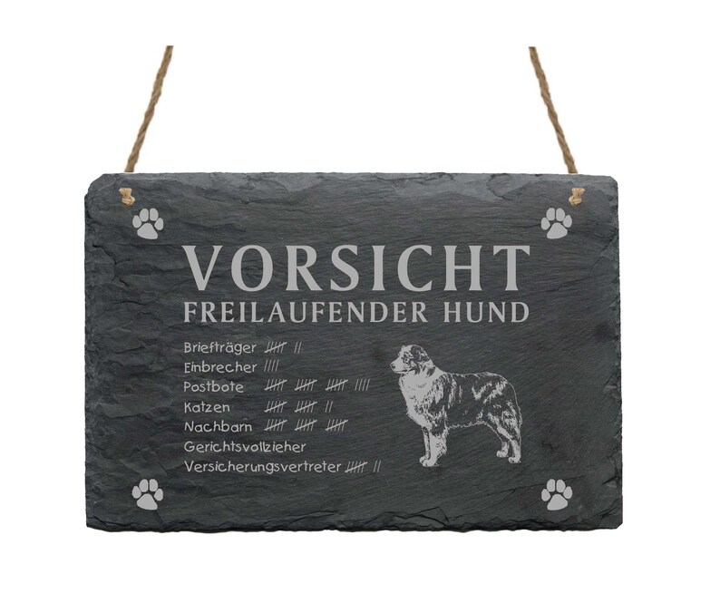 Türschild Dekoschild « Australian Shepherd » Hund