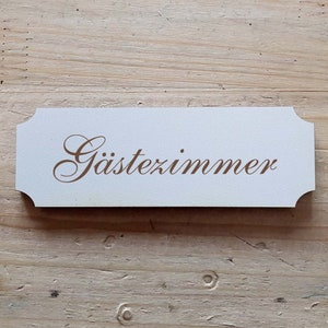 Decoration sign » GUEST ROOM » Wooden sign sign Shabby vintage door sign self-adhesive guests visiting visitors apartment apartment pension