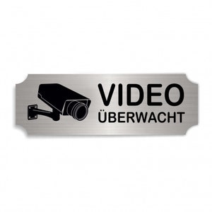 Schild Videoüberwachung - 24 Stunden - Warnhinweis, 10,49 €