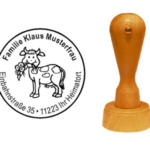 Stamp Wooden Stamps &quot; KUH &quot;