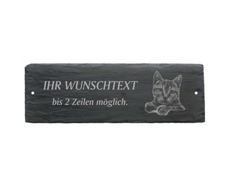 Baumscheibe 23cm Mit Gravur, Holz-Deko/Schild Katzen MotivT, 39,95