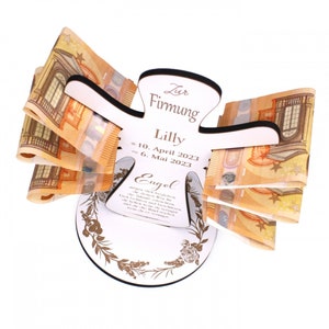 Money gift confirmation angel with saying incl. personalization name date sign for money voucher voucher gift gift image 3