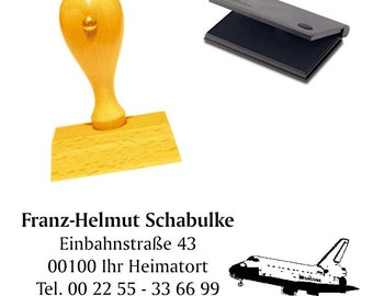 Holzstempel SPACE SHUTTLE - Stempel